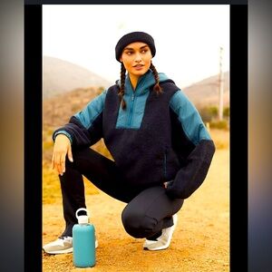 Free People Movement Lead 
Pack Fleece Pullover Sherpa fall classic active $120